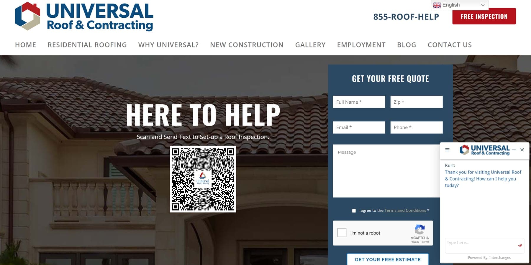 Roofing Websites