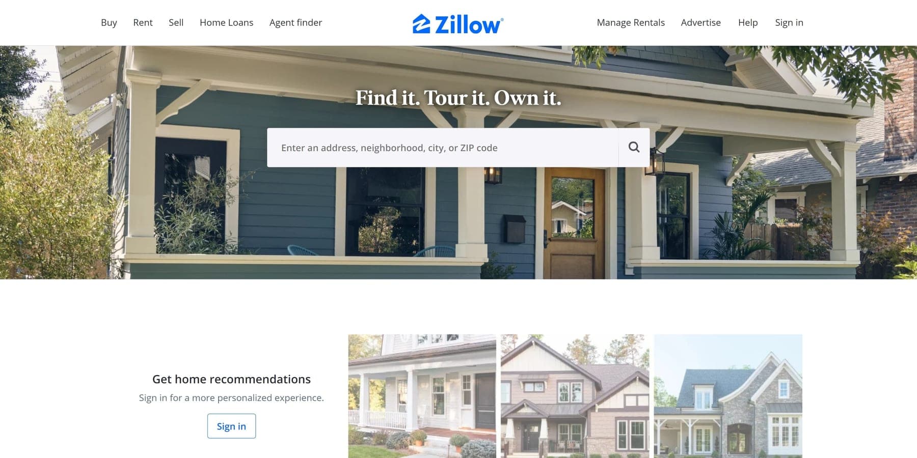 Real Estate Websites