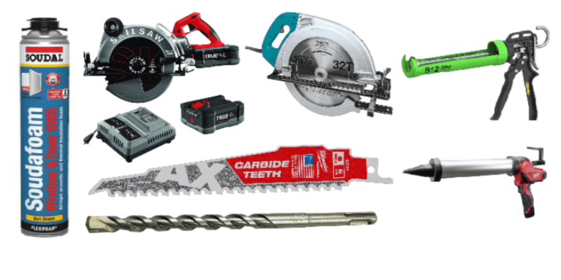 window and doors tools