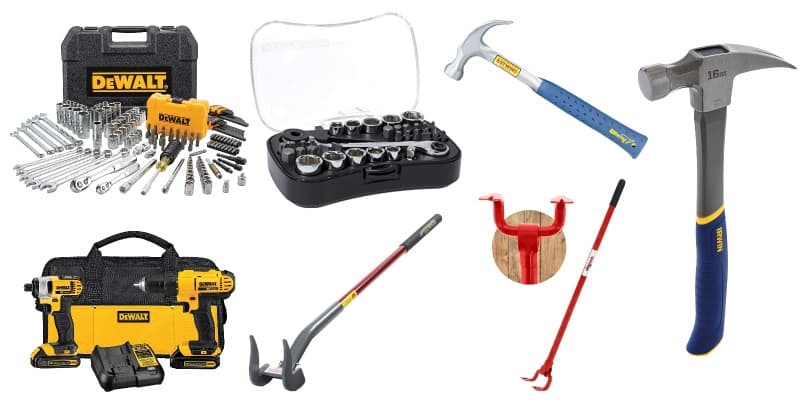 garage door repair tools
