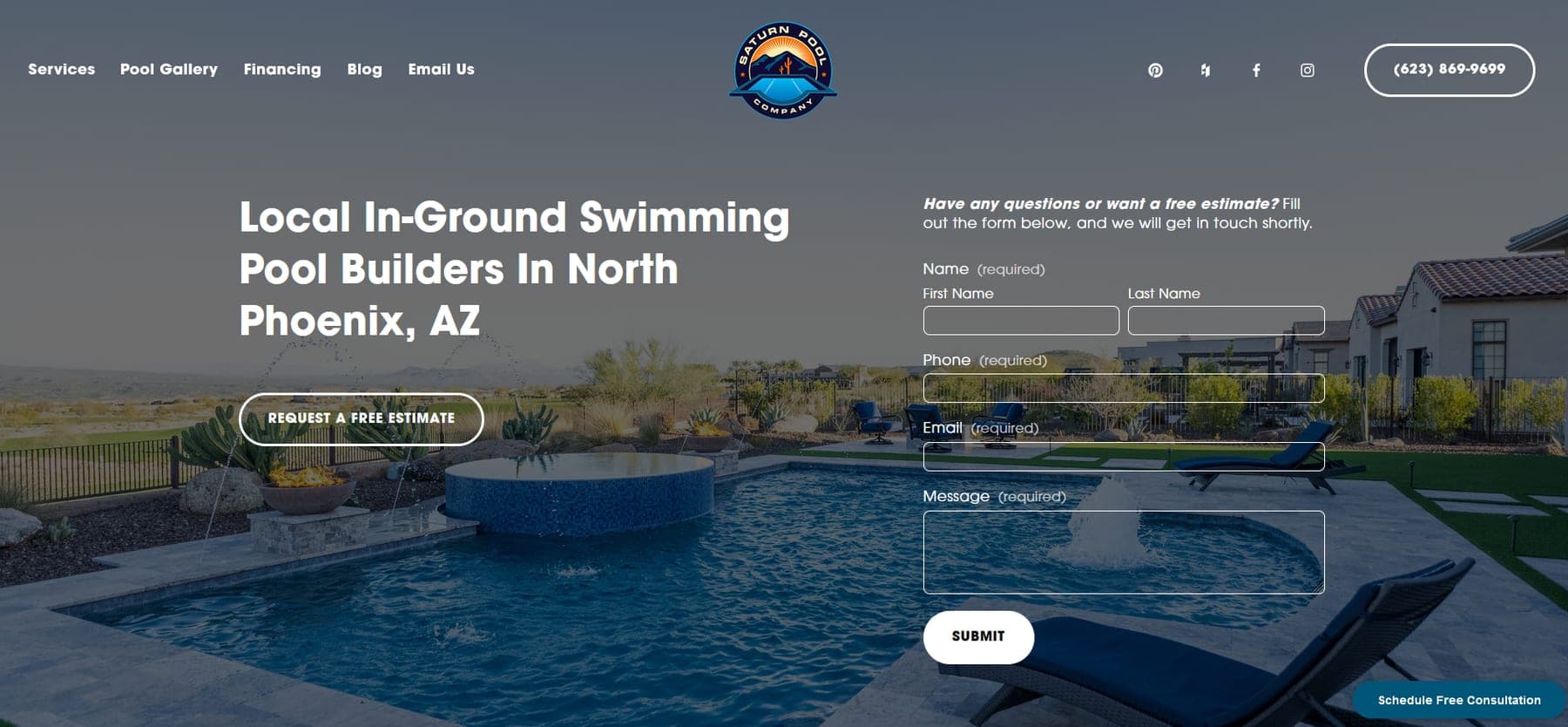 Pool Building Websites