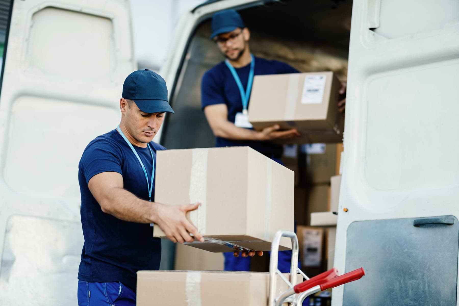 Movers at work, the trade Servgrow moving software is built for