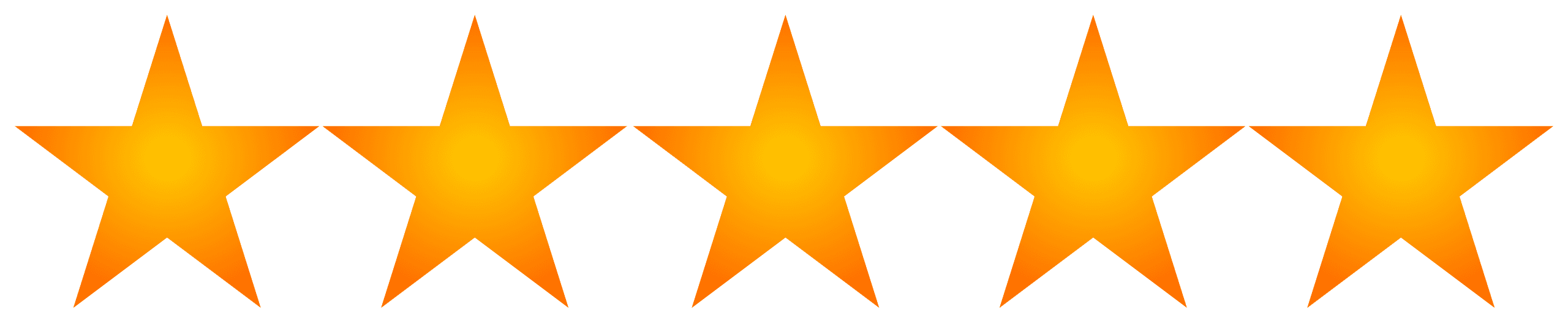 Five star reviews on Google for a home service business