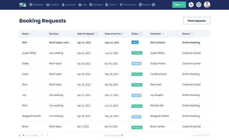 Booking requests arriving from search and AI results