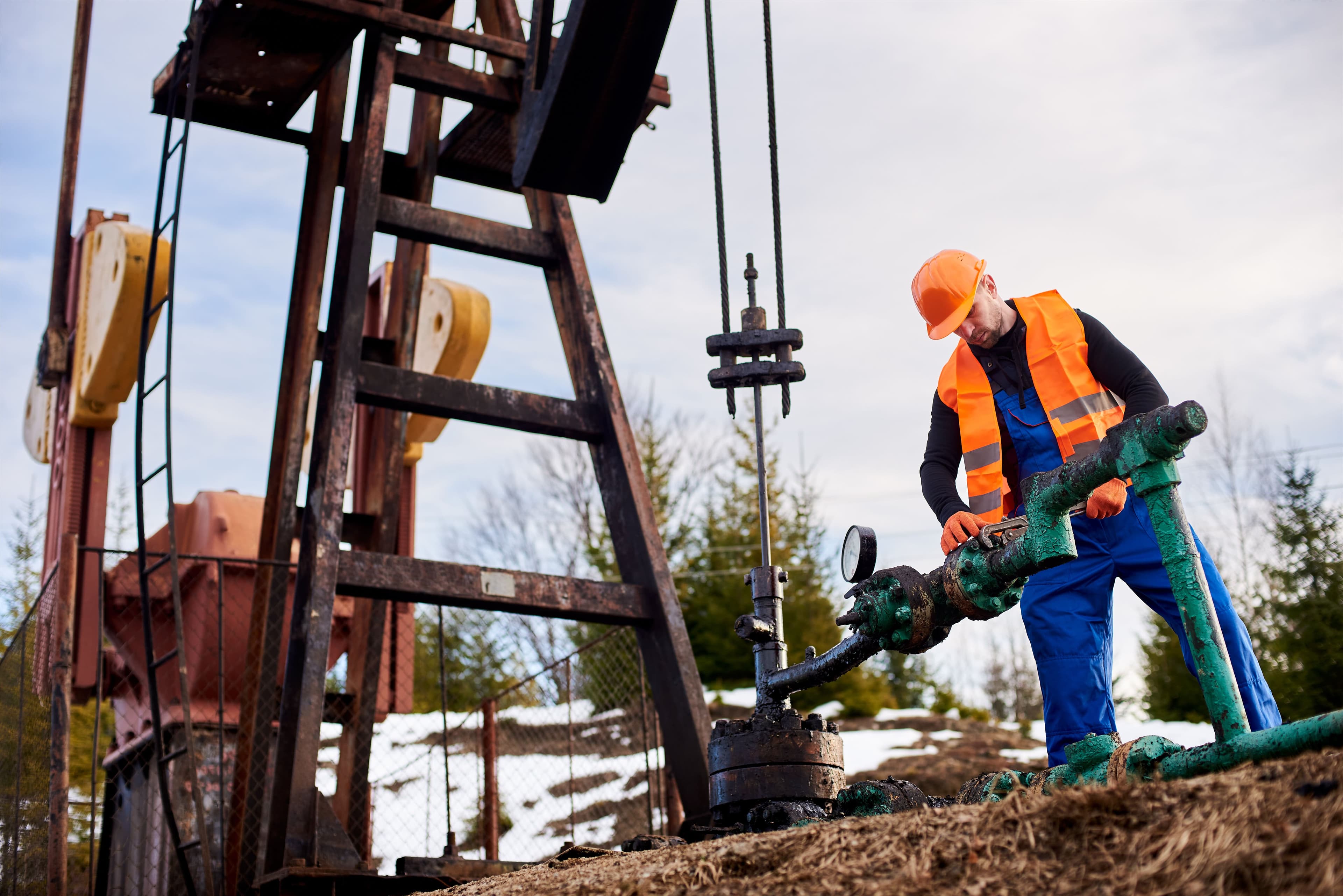 Well Water Services pros at work, the trade Servgrow well water services software is built for