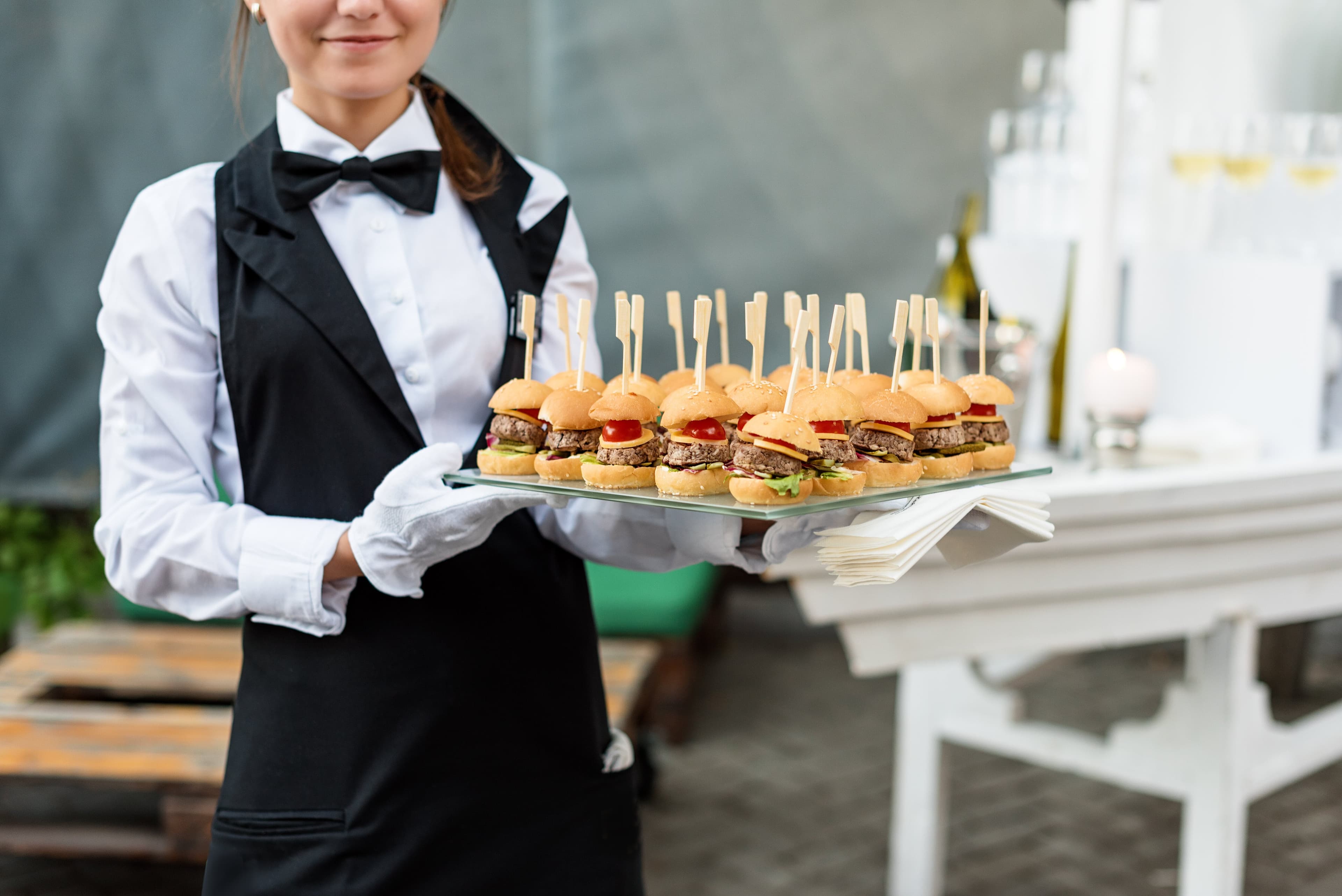 Caterers at work, the trade Servgrow catering software is built for
