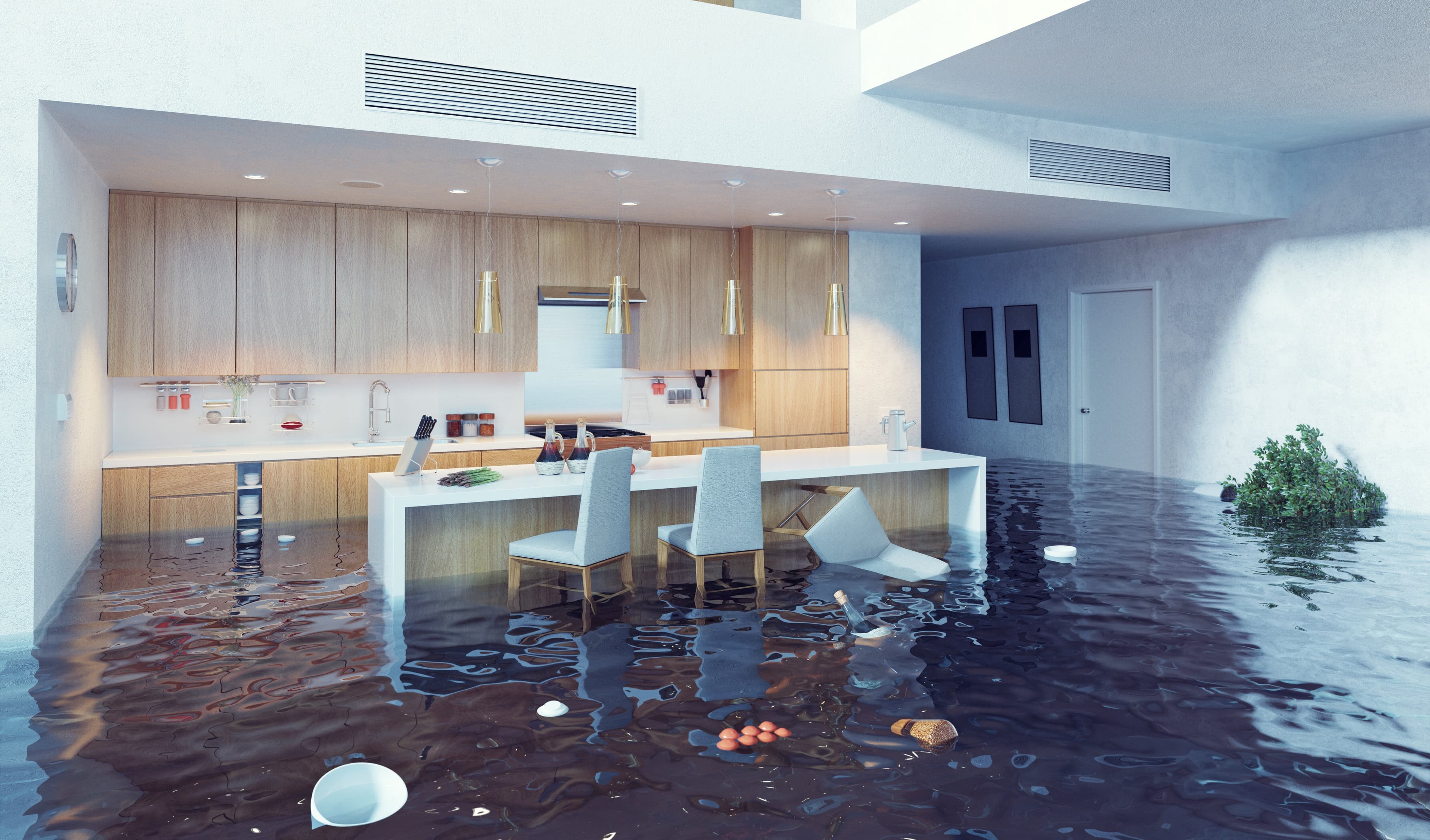 Water Restoration Pros at work, the trade Servgrow water restoration software is built for