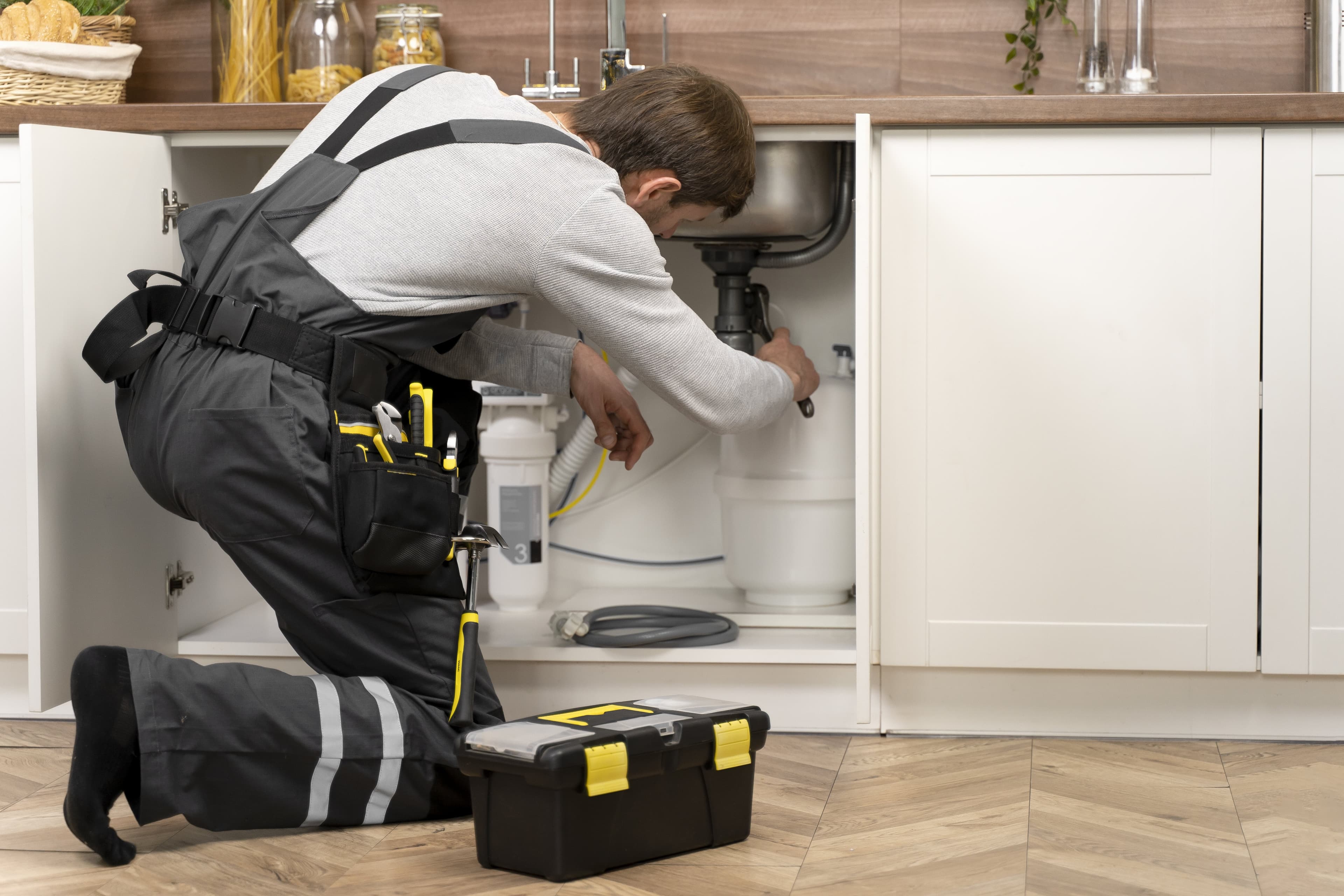 Septic Specialists at work, the trade Servgrow septic software is built for