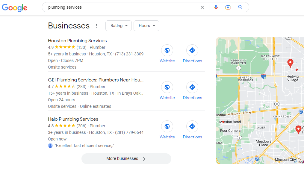 Local Plumber SEO