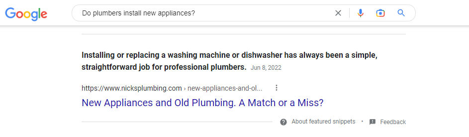 Plumbing Services SEO