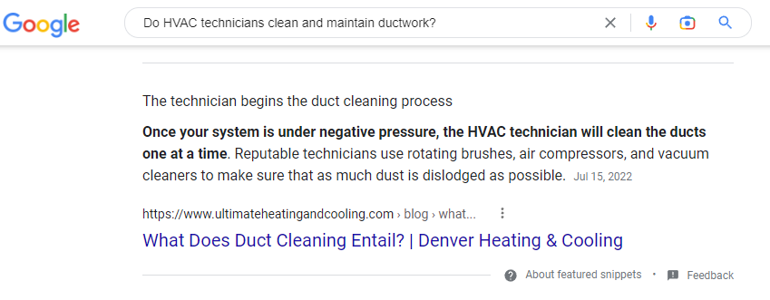 HVAC Company SEO