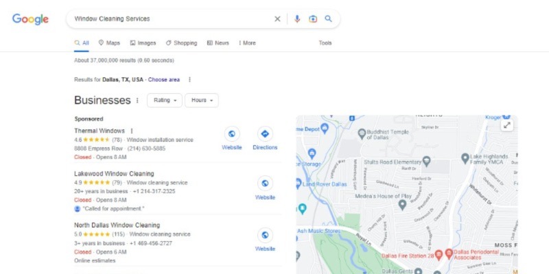 Local Window Cleaner SEO