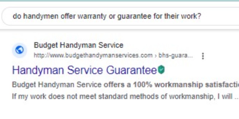 Handyman Company SEO