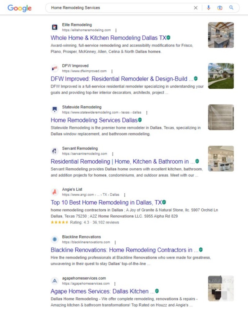Home Remodeling SEO