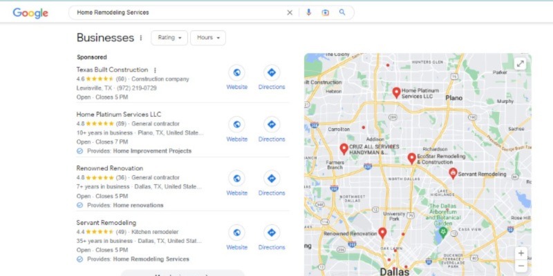 Local Home Remodeler SEO