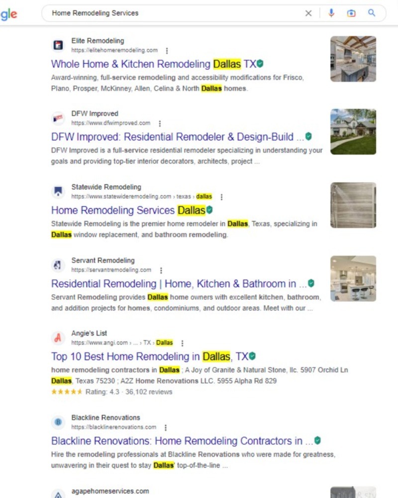 SEO Services for Home Remodeling Companies