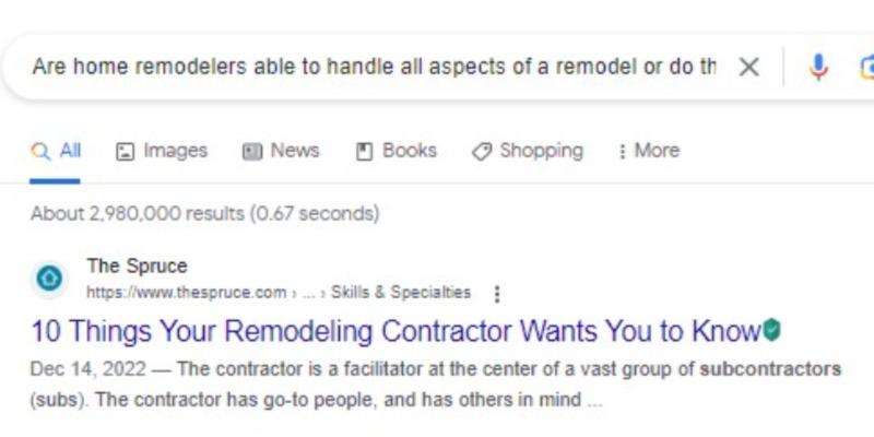 Home Remodeling Services SEO