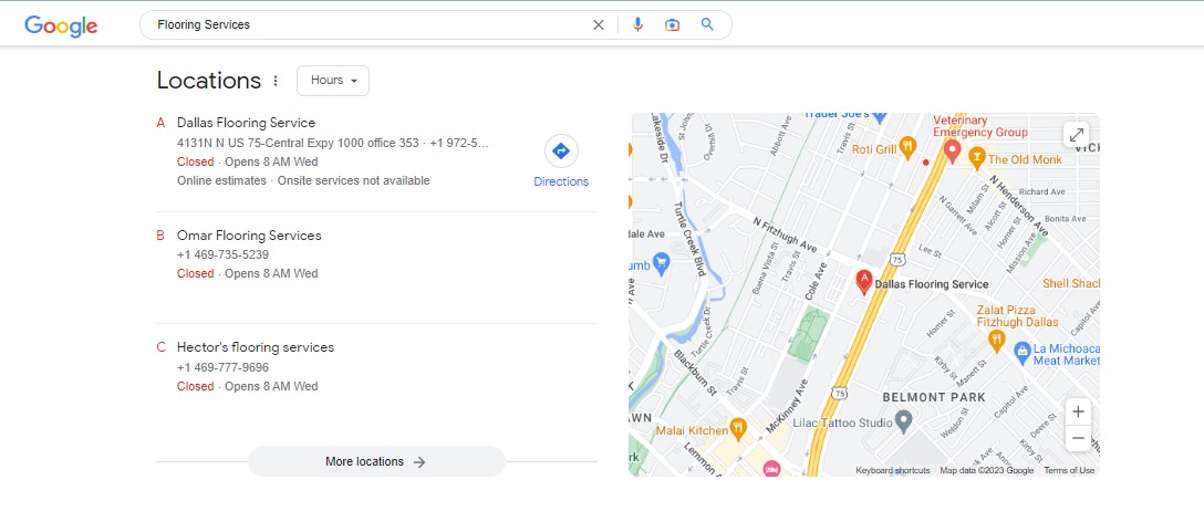 Local Floor Installer SEO