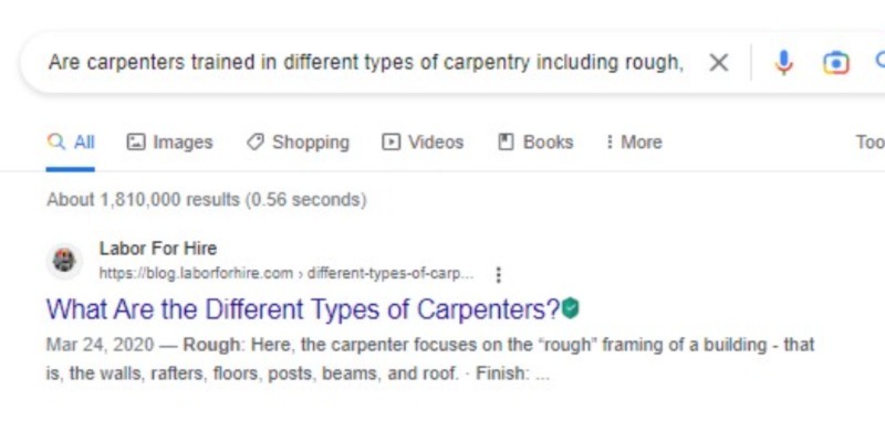 Carpentry Services SEO