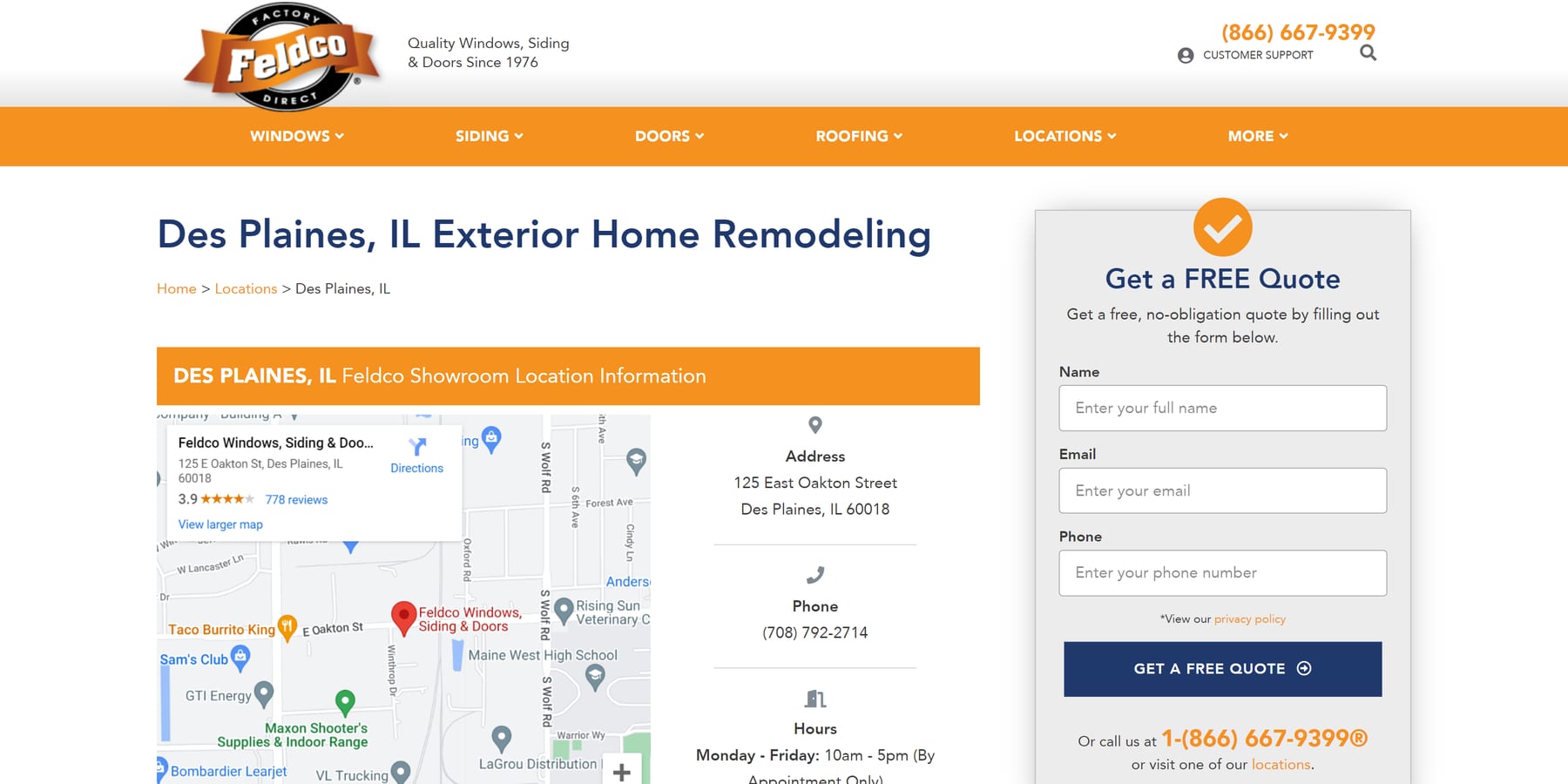 website example