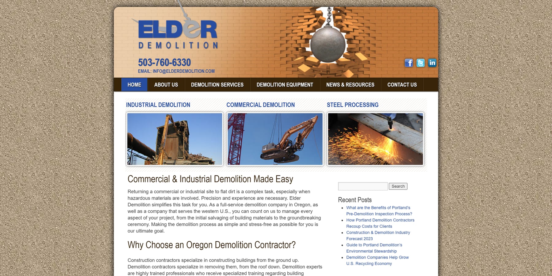 website example