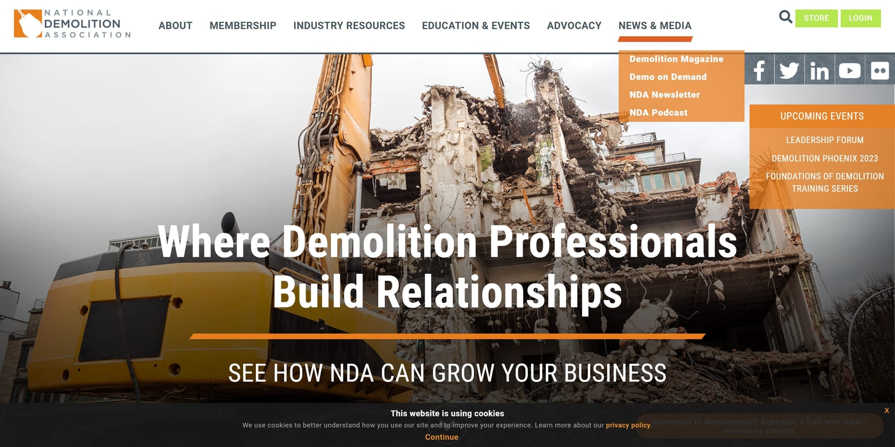 website example