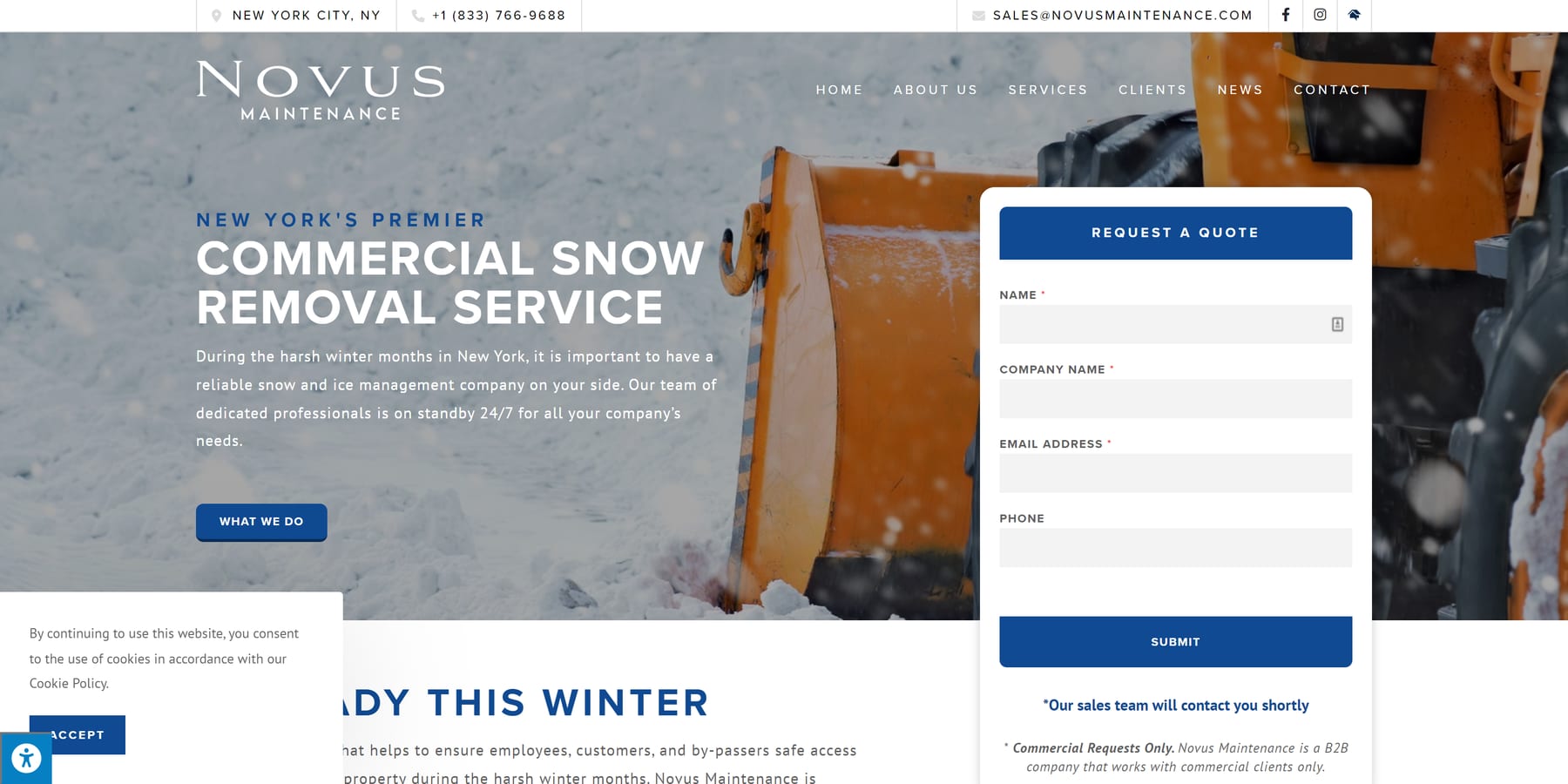 Snow Removal Websites