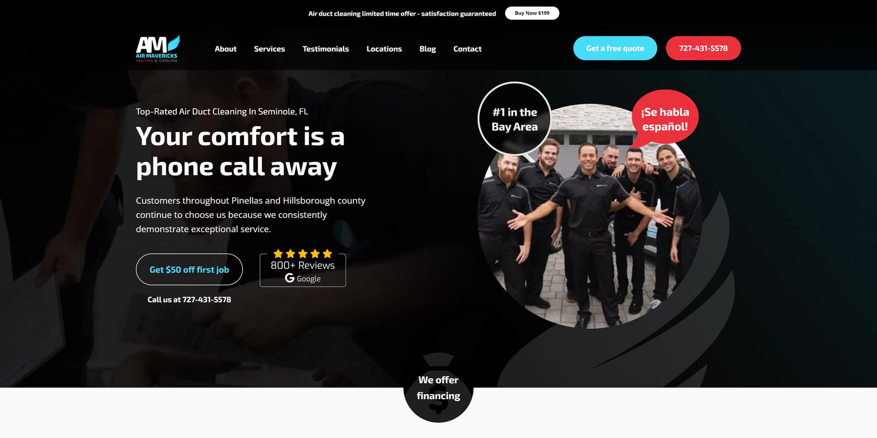 website example
