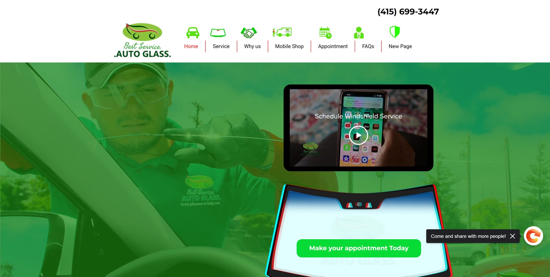 Auto Glass Websites