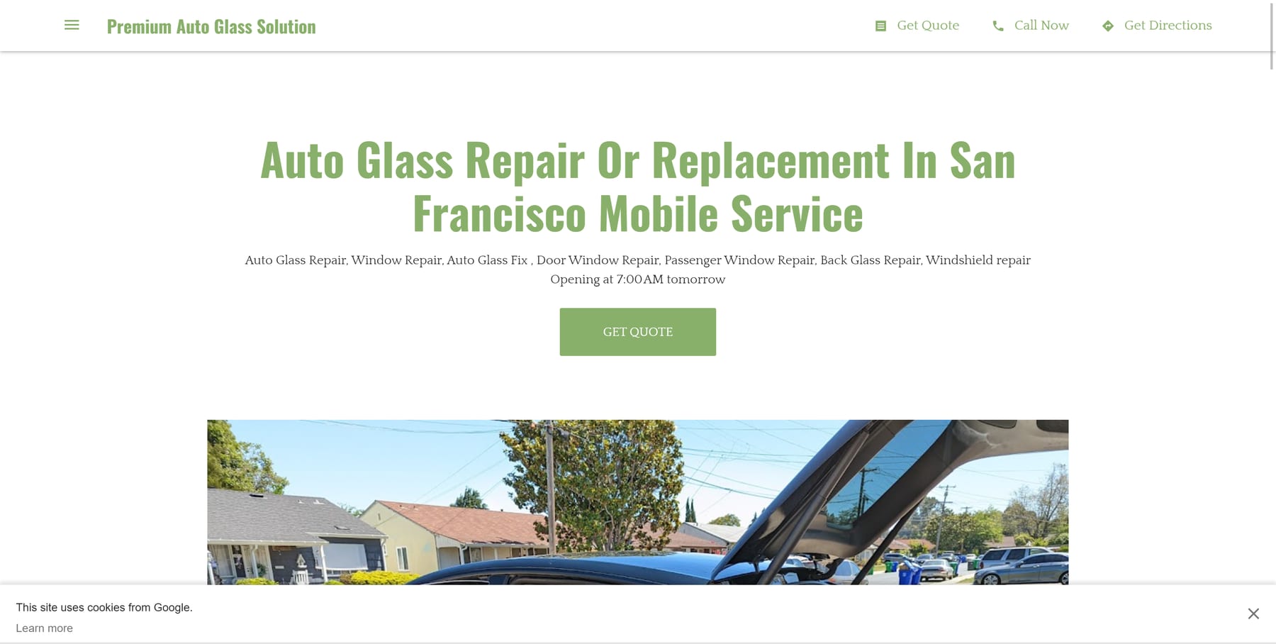 website example