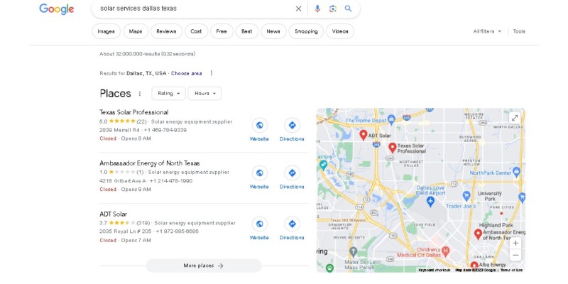 Local Solar Installer SEO