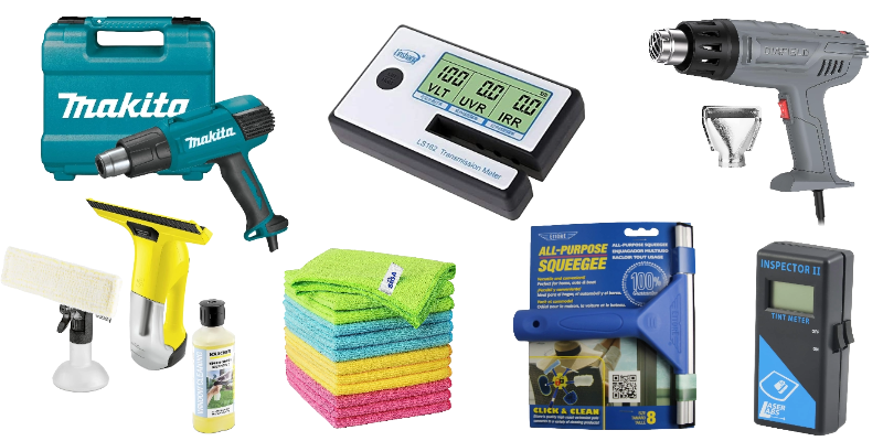 window tinting tools